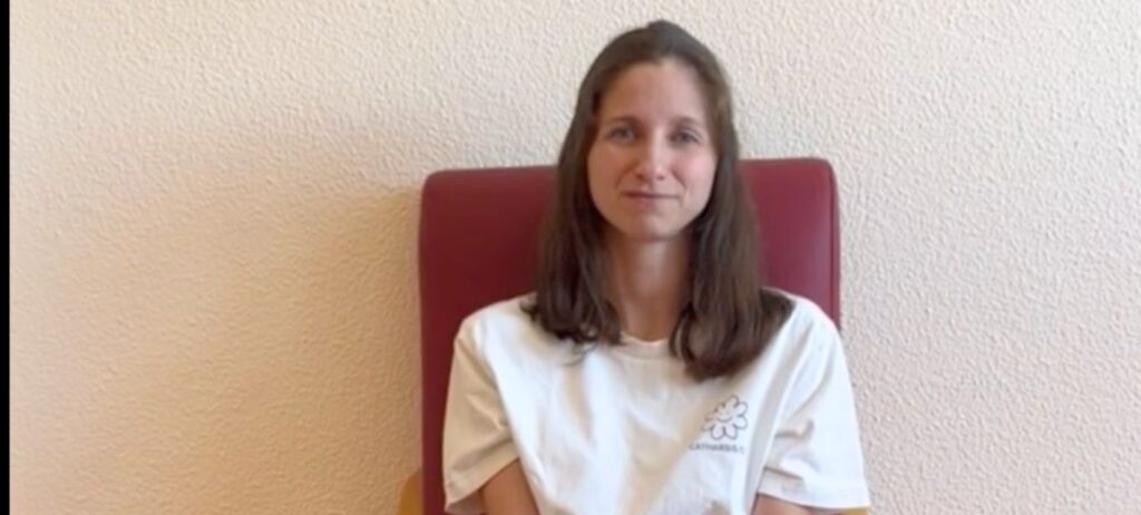 Dra. Sofia Figueirinhas, psicomotricista en el Centro Psicogeriátrico Nossa Senhora de Fátima