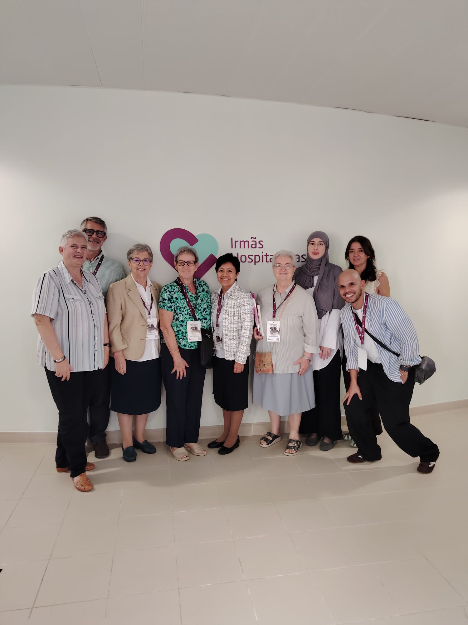 Grupo de personas hospitalarias