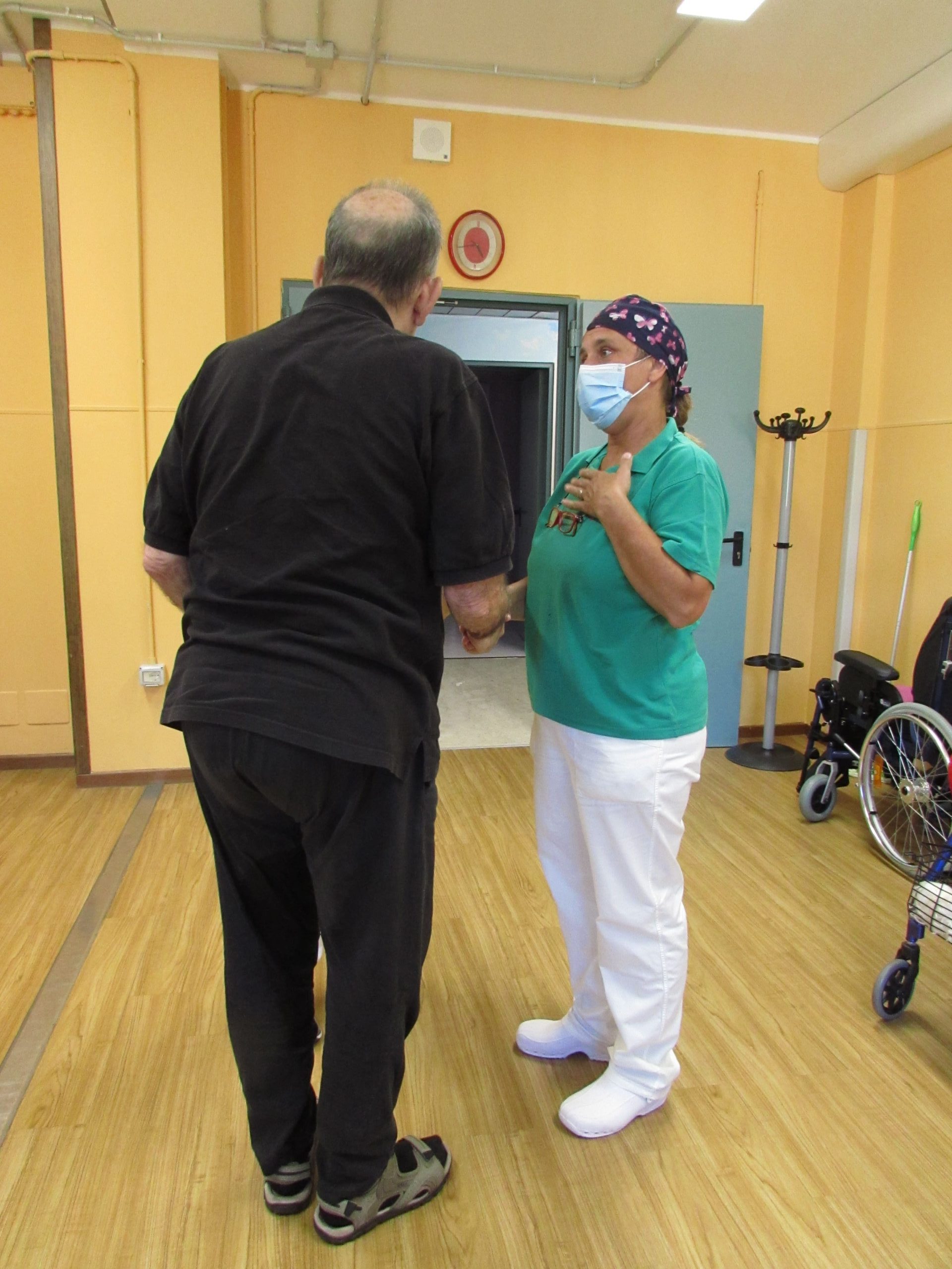Paciente con enfermera