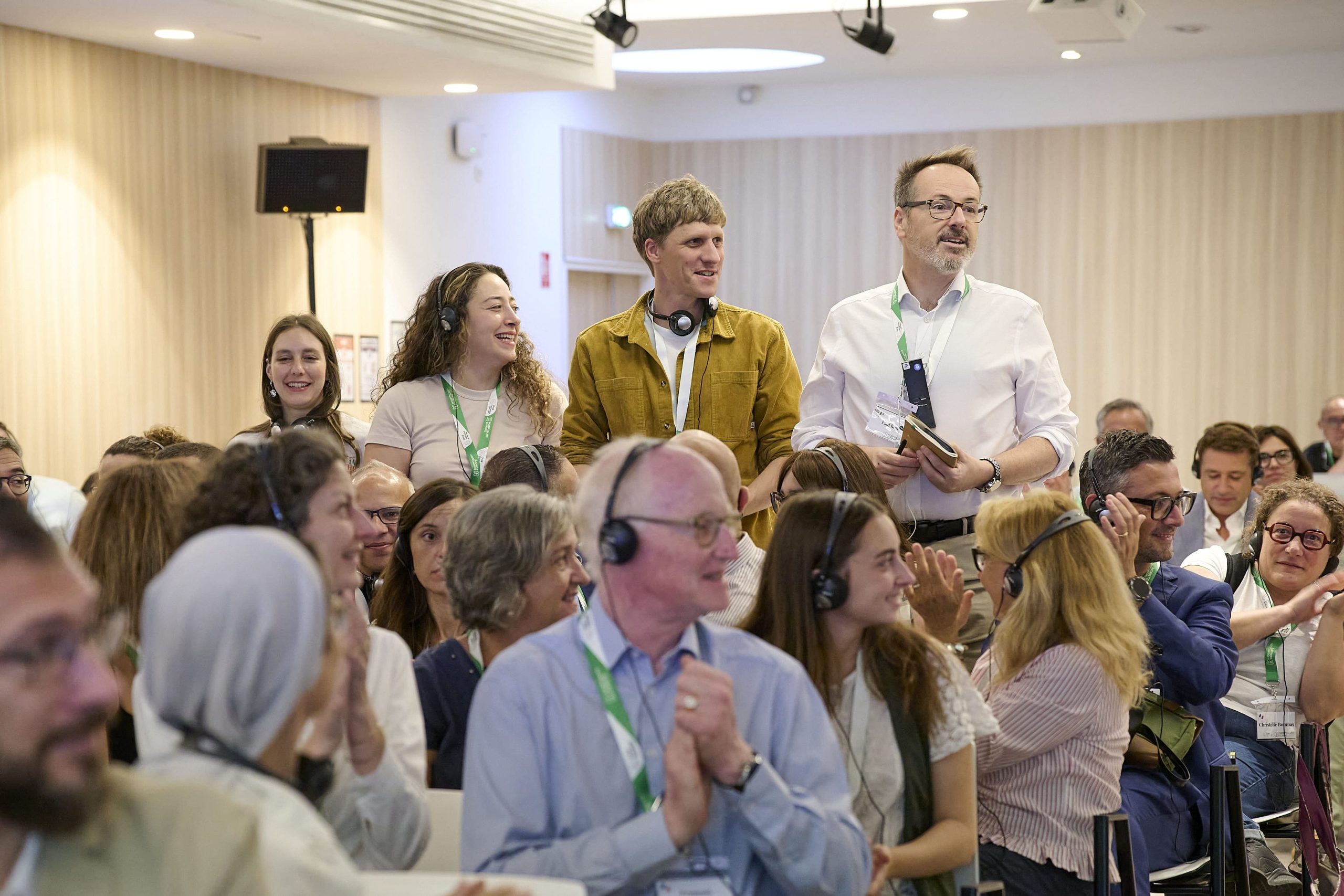 imagen de gente en el congreso de Marsella