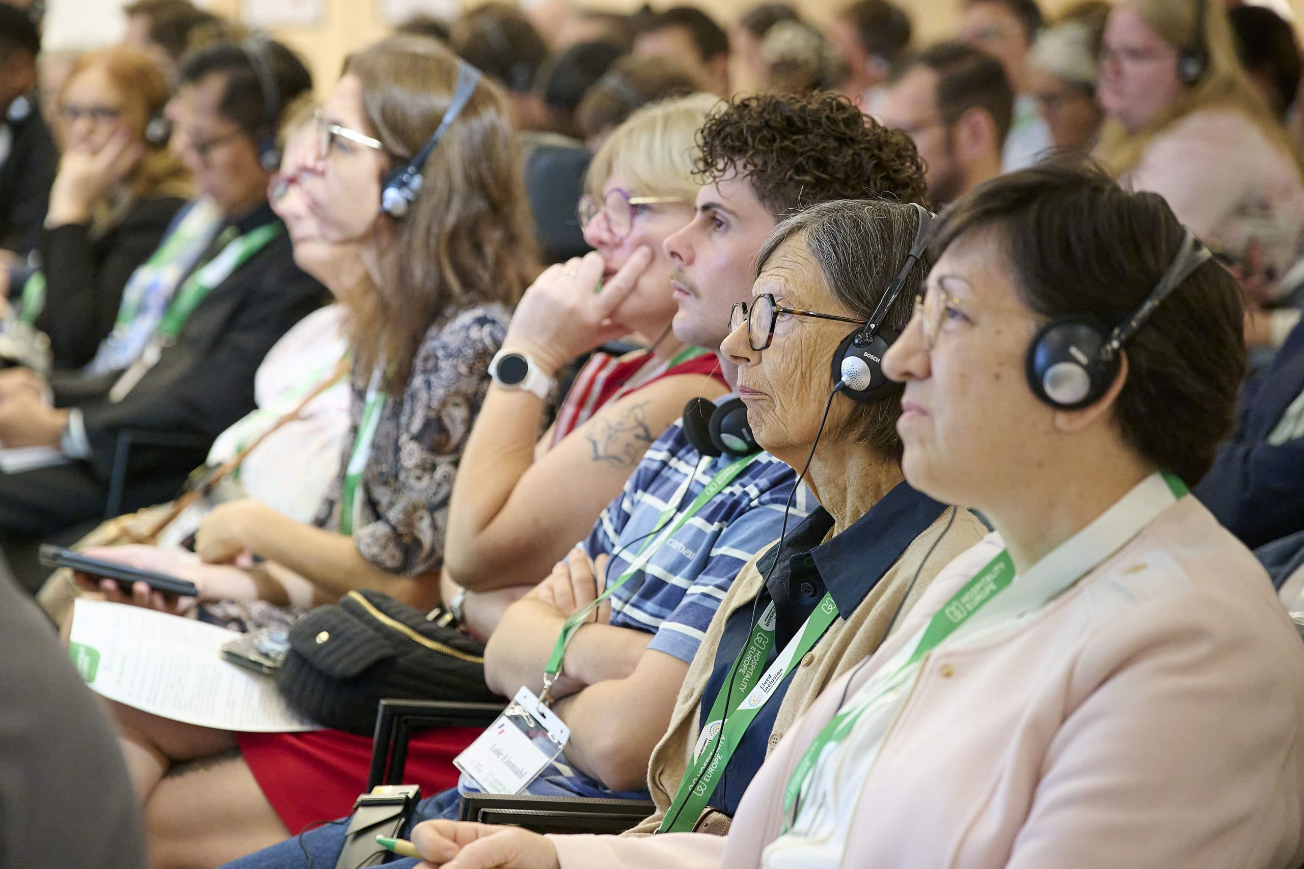 imagen de gente en el congreso de Marsella